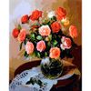 Опт-картина / Cuadro por números 40x50 Rosas sobre la mesa