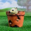 Хорошие сувениры / Jardinière figurée "Ecureuil en pot les pieds dehors"