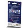 UNIBOB / Self-adhesive plastic white hooks, large, weight up to 2 kg, blister, set of 2 pcs.