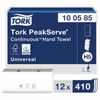 TORK / Papierhandtücher 410 Stk. (H5-System) PeakServe, Universal, 22,5x20cm, B, KIT 12