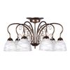 ПЕТРАСВЕТ / PETRASVET / Lustre de teto S2130-6, 6xE27 máx. 60W