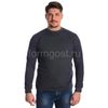 Sweatshirt footer with fleece, dark gray