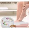 Salt for pedicure baths with antifungal effect and ash