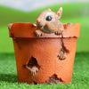 Хорошие сувениры / Jardinière figurée "Ecureuil en pot les pieds dehors"
