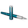 Penna PARKER "Ingenuity Deluxe Green CT" 5° pennino, corpo in smeraldo, dettagli cromati, nero