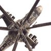Золотая антилопа / The model of helicopter KA-52 "alligator" on the stand 1:100