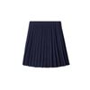 Skirt pleated elastic dark blue color for girls
