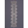 Снежинка / Snowflake / Lace track with fan-shaped ornament