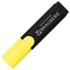 Highlighter BRAUBERG "Contract", YELLOW, 1-5mm line