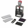GRM / Dater self-typing 4 lines + date, imprint 58x36 mm blue, GRM 5465 BANK HUMMER, CASH REGISTER IN THE SET