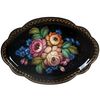 Жостово / Articulated Zhostovo tray 32x22 cm