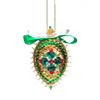 A set of creative new year's bump "emerald"