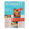 SCARLETT / Kitchen scales SC-KS57P45 "Pancakes", electronic display, max weight 5 kg, tare compensation, glass