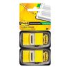 Bookmark adhesive POST-IT Professional, plastic, 25mm, 100 pieces, yellow