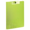 Pasta plana LEITZ "WOW", com grampo superior e tampa, A4, 330x230 mm, polyfill, verde