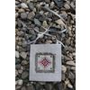 Снежинка / Snowflake / Women's bag in ethnic style with embroidery "Square"