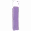 Pencil case-cosmetic bag ONLANDIA with handle, 2 pockets, soft, Girl, purple, 20х5х9 cm