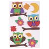 Autocollants d'EVA "Owlets", 9 pcs., Assortiment, ÎLE DES TRÉSORS
