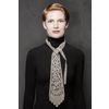 Снежинка / Snowflake / Women's lace tie with a pattern of curls