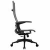 МЕТТА / Office chair "K-8.1-T" plastic, perforated eco-leather, adjustable seat, black