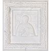 Арбет Мрамор / Arbet Marble / Marble Icon of St. Nicholas the Wonderworker Arbet ™ Mother of Pearl (white)