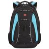 Mochila WENGER universal, negro-azul, elementos reflectantes, 28 l, 33x19x45 cm