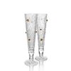Гусевской Хрустальный завод / Crystal goblet "Morozko" colorless with gold