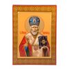 Золотая Хохлома / Icon "Nicholas the Wonderworker" 245х335 mm