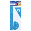 Set drawing large flexible BRAUBERG "FLEX" (line 30 cm, a triangle, a protractor), assorted