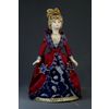 Потешный промысел / Porcelain souvenir doll "Fantasy on a secular costume, 17th century"