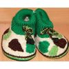 Booties from natural sheep wool