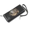 Clutch zipper large "Wanted Planned have Done" black