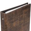 Photo album BRAUBERG for 156 photos 10x15 cm, smooth skin, with rings, brown