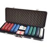 GamesDealer / Set da poker Simple per 500 fiches in custodia nera