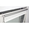 Curtain roll lightproof BRABIX 60x175 cm, white/silver