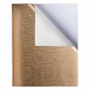 HATBER / Notebook bumvinyl A5 48 l. staple, offset No. 1, cage, "GOLD Metallic" / 10 pcs.