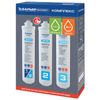 Cartridges interchangeable "Expert Complex" BARRIER, for cold water, 3 steps, resource 10,000 liters, set 3 pieces.