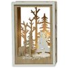Kaemingk / Lampada di Natale Lesnoy Snegovichok 15 * 10 cm, a batteria, 4 lampade a LED
