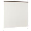 Curtain roll lightproof BRABIX 100x175 cm, white/silver