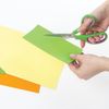 Scissors BUSINESSMEN "Soft Grip", 190 mm, rubber inserts, green-purple, 3-sided sharpening
