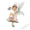Holiday Classics / Christmas tree toy "Elf on a pink mushroom"