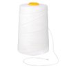 Lavsan thread for sewing documents, WHITE, diameter 2 mm, length 250 m, LSh 640, BRAUBERG