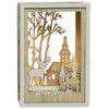 Kaemingk / Decorative lamp Forest Family 15 * 10 cm, battery operated, 4 LED lamps
