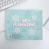 ArtFox / Set: passport cover-cloud and diary-cloud "Flamingo winter party"