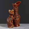 Керамика ручной работы / Table vase "Cat with a jug"