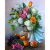 Опт-картина / Pintura por números 40x50 Flores y frutas