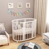 Dreams Store / Round transforming bed 8in1 Dreams Standard white