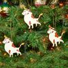Set of Christmas tree toys bulls, 3 pieces