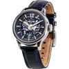 Carl von Zeyten / Đồng hồ đeo tay cơ khí Skeleton CVZ0051BL