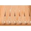 GamesDealer / Scacchi + Dama + Backgammon 40mm, rovere